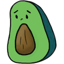 Sad Avocado — cartoon emoji for Slack & Discord