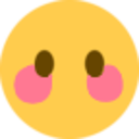 Speechless Blush — cute emoji for Slack & Discord