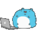 Cat Computer — cartoon emoji for Slack & Discord
