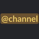 At Channel Dark — text emoji for Slack & Discord