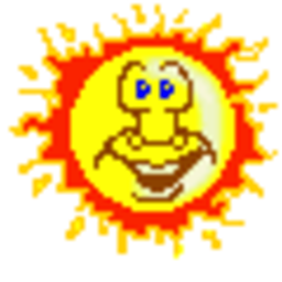 Sun Face — pixel-art emoji for Slack & Discord (Discord)