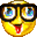 Glasses — pixel-art emoji for Slack & Discord