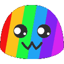 Blob Rainbow — cute emoji for Slack & Discord