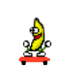 Banana Skateboard — banana emoji for Slack & Discord (Discord)