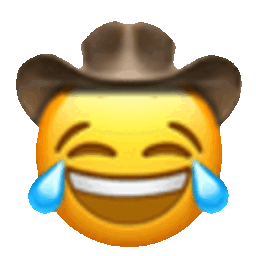 Lmao Cowboy — cartoon emoji for Slack & Discord (Discord)