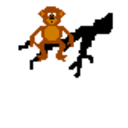 Monkey Swing — cartoon emoji for Slack & Discord