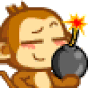Holding Bomb — monkey emoji for Slack & Discord