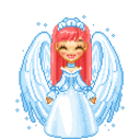 Angel Bride — cartoon emoji for Slack & Discord