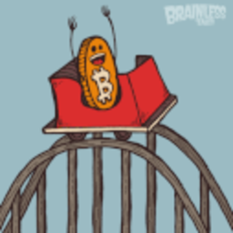 Bitcoin Roller Coaster — cartoon emoji for Slack & Discord (Discord)