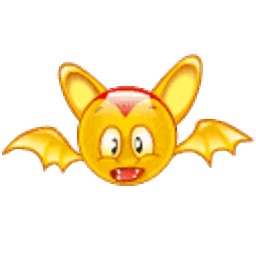 Vampire Bat 3 — cartoon emoji for Slack & Discord (Discord)