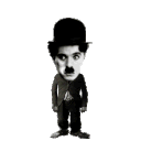 Charlie Chaplin — cartoon emoji for Slack & Discord