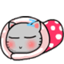 Sleeping Cat — cute emoji for Slack & Discord