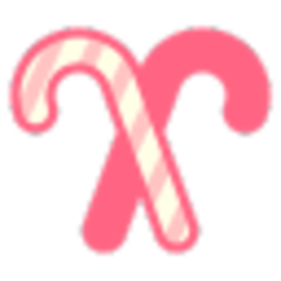 Candycane 2 — dessert emoji for Slack & Discord (Discord)