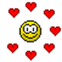 Heart Circle — smiley emoji for Slack & Discord