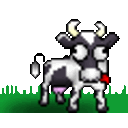 Cow 2 — cartoon emoji for Slack & Discord