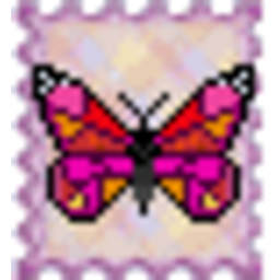 Butterfly Stamp — cartoon emoji for Slack & Discord (Discord)