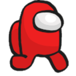 Among Us Red Run — cartoon emoji for Slack & Discord (Discord)