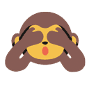 Blob Cantlook — monkey emoji for Slack & Discord