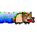 Nyan Tacodog — cartoon emoji for Slack & Discord