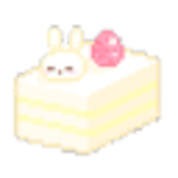 Bunny Cake — cartoon emoji for Slack & Discord (Discord)