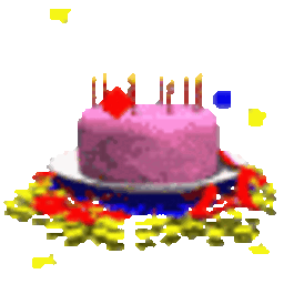 Birthday Cake 3 — celebration emoji for Slack & Discord (Discord)