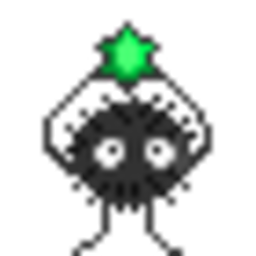 Black Fuzzball — cartoon emoji for Slack & Discord (Discord)