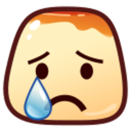 Pudding Cry — pudding emoji for Slack & Discord (Discord)