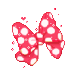Polka Dot Bow — pink emoji for Slack & Discord (Discord)