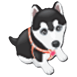 Huskey Pup — cartoon emoji for Slack & Discord (Discord)