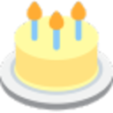 Vanilla Birthdaycake — cartoon emoji for Slack & Discord