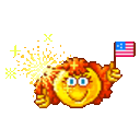 Turkey Fireworks Celebrate — cartoon emoji for Slack & Discord