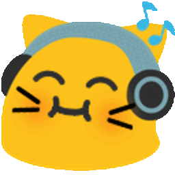 Meow Puffyheadphones — cartoon emoji for Slack & Discord (Discord)