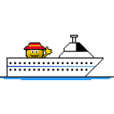 Ship — cartoon emoji for Slack & Discord