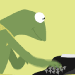 Kermit Typing — cartoon emoji for Slack & Discord (Discord)