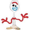 Forky — cartoon emoji for Slack & Discord