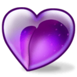Plum Heart — heart emoji for Slack & Discord (Discord)