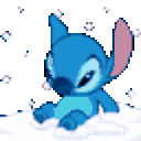 Stitch Snow — cartoon emoji for Slack & Discord