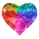 Rainbow Diamond Heart — heart emoji for Slack & Discord