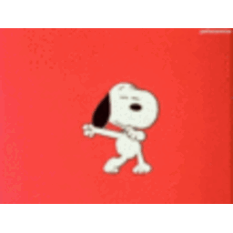 Snoopy Dancing — cartoon emoji for Slack & Discord (Discord)