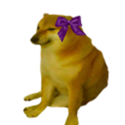 Cheems Girl — dog emoji for Slack & Discord (Discord)