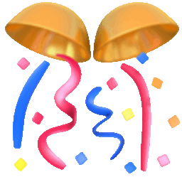 Confetti Ball — celebration emoji for Slack & Discord (Discord)