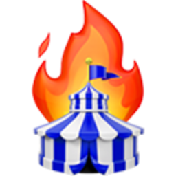 Circus Fire — circus emoji for Slack & Discord (Discord)