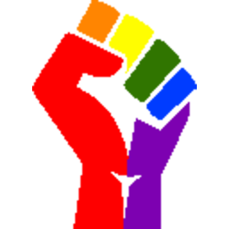 Rainbow Raised Fist — rainbow emoji for Slack & Discord (Discord)