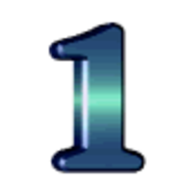 Shiny Number One — symbol emoji for Slack & Discord (Discord)