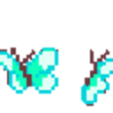 Butterfly Teal — butterfly emoji for Slack & Discord