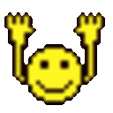 Hands Up — cartoon emoji for Slack & Discord
