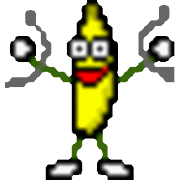 Bananadance Restrained — cartoon emoji for Slack & Discord (Discord)