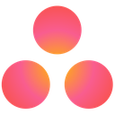 Asana — logo emoji for Slack & Discord (Slack)