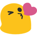 Blob Kissheart — cute emoji for Slack & Discord