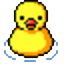 Duck Swim — cartoon emoji for Slack & Discord